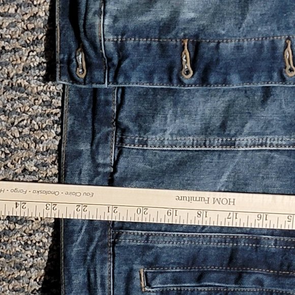 Just USA Distressed Denim Jacket 2X - Picture 12 of 13
